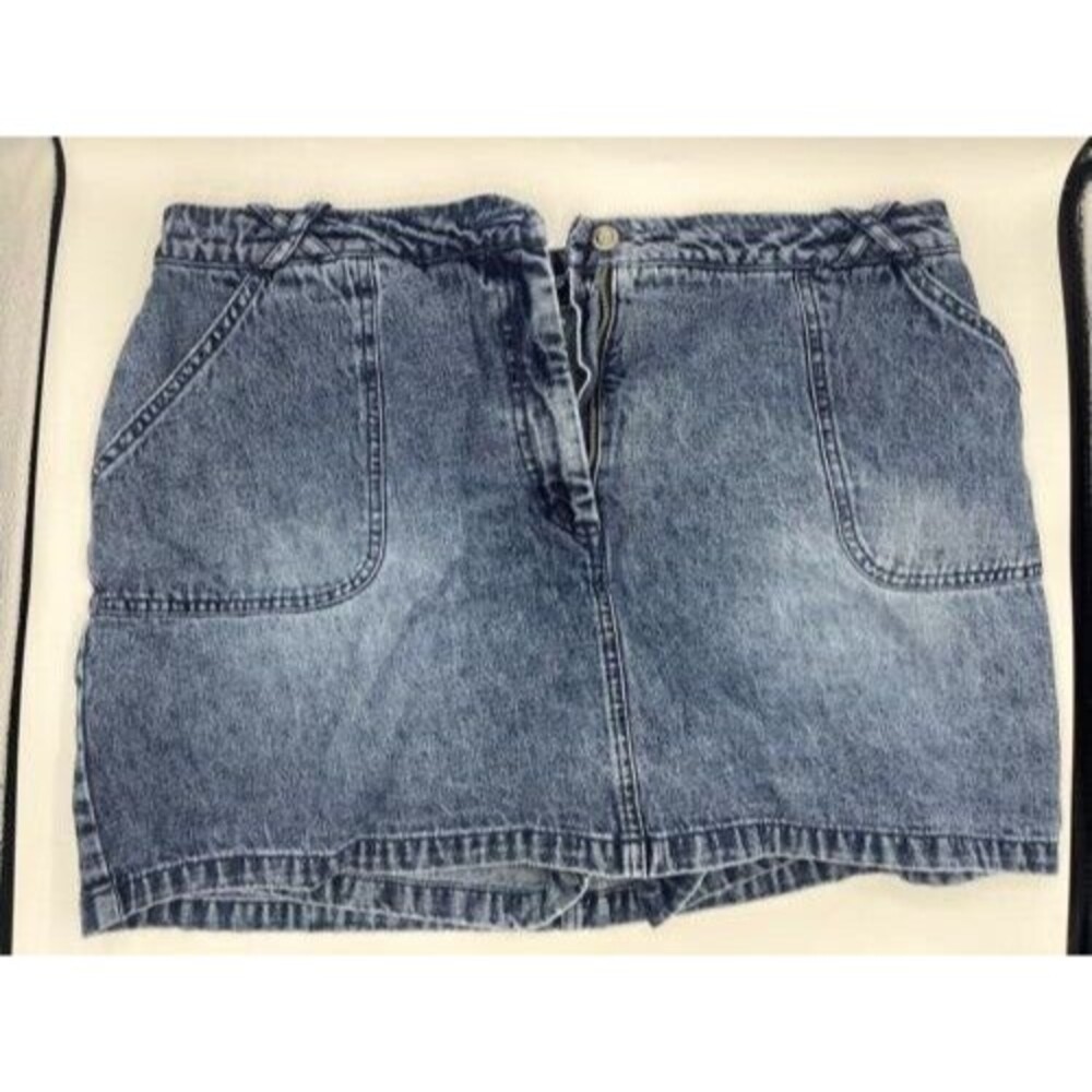 Womans 16 Denim Skort Shorts Skirt LA Blues Country concert plus
